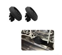 Sandyseptember Lot de 2 rouleaux de rechange pour panier inférieur de lave-vaisselle Miele G-Series, pour roues de support PLA faciles à installer, taille de 3,5 cm (noir)
