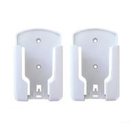 Sandyseptember Lot de 2 supports de télécommande muraux en ABS pour TV et climatisation à la maison ou au bureau (blanc)