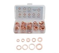 Sandyseptember Lot de 200 joints d'injecteurs diesel en cuivre pour voiture, générateurs marins, machines d'usine