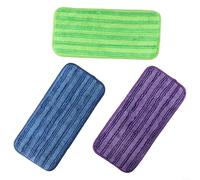 Sandyseptember Lot de 3 serpillères réutilisables en microfibre pour balai Swiffer WetJet - Lavables en machine et durables