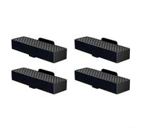 Sandyseptember Lot de 4 appliques murales solaires LED d'extérieur avec détecteur de mouvement et 2 modes d'éclairage IP65, étanche, construction ABS économe en énergie pour jardin, terrasse, clôture