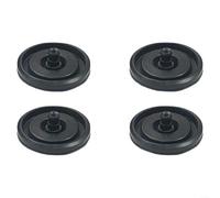 Sandyseptember Lot de 4 joints à membrane en caoutchouc pour valve de remplissage de toilettes 83143, pour modèles Fluidmaster 242, 400, 747, caoutchouc noir, lot de 2/4 pour une installation rapide