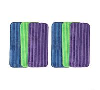 Sandyseptember Lot de 6 serpillères réutilisables en microfibre pour balai Swiffer WetJet - Lavables en machine et durables
