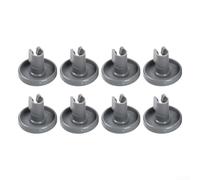 Sandyseptember Lot de 8 roues de rechange pour panier inférieur de lave-vaisselle compatibles avec Electrolux et AEG modèles 50286965004, ABS pour un fonctionnement fluide