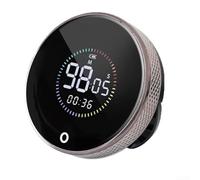 Sandyseptember Minuteur de cuisine avec rotation, rechargeable, minuterie de précision silencieuse pour pâtisserie, cuisine, étude, démarrage à un bouton (C)