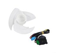 Sandyseptember Moteur de ventilateur à condensateur de réfrigérateur, avec lame, pour LG LMXS LFXS LNXC LNXS Series, remplace EAU65058502 EAU65058501 EAU64843805 RFD3410A102A
