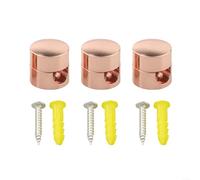 Sandyseptember Organisez efficacement vos câbles avec 3 supports de fils métalliques pour n'importe quelle configuration (or rose)