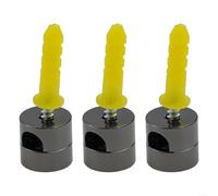 Sandyseptember Organisez efficacement vos câbles avec 3 supports de fils métalliques pour n'importe quelle configuration (noir)