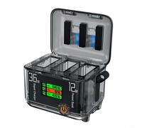 Sandyseptember Pour DJI OSMO360 Chargeur de Batterie Hub Solution de Charge Efficace Portable Design ABS Construction