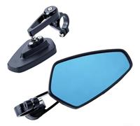 Sandyseptember Rétroviseur rétro en aluminium compatible avec guidon de scooter électrique et moto avec portée visuelle étendue et anti-reflet (B)