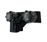 Sandyseptember Robinet de baignoire et de douche fiable pour camping-car avec deux poignées, conçu pour une installation centrale à 2 trous de 10,2 cm, pour les environnements de salle de bain mobiles