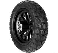 Sandyseptember Roue de moyeu avant pour scooter électrique KuKirin M4 Max, pneu en caoutchouc avec jante en alliage d'aluminium 10 x 2,75-6,5 pouces