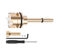 Sandyseptember RP51918 Cartouche inverseur de douche 3 fonctions pour valves R11000 R22000, construction en laiton, design anti-fuite scellé, outils inclus