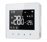 Sandyseptember Thermostat intelligent compatible avec Tuya pour chaudière à gaz avec fonction de contrôle de groupe et plusieurs modes de fonctionnement, y compris manuel et programme