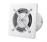 Sandyseptember Ventilateur d'échappement en métal de 10,2 cm, 20 W, montage mural ou au plafond, extracteur de ventilation pour cuisine, salle de bain, toilettes, pièce humide