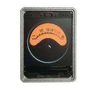 Sandyseptember Visualiseur audio intelligent - Affichage HD du spectre musical de 1,3 po, calibrage du temps GPS et coque en aluminium, compteur VU compact de 40 mm pour voiture/studio