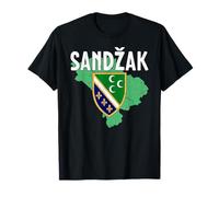 Sandzak Sandzaklija Monténégro Sandzak Serbie Balkans T-Shirt