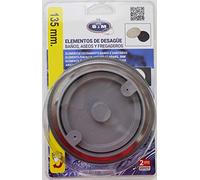 saneaplast metalsant. 751233 - Couvercle Bateau sifonico embell. inox complète Kit S & m