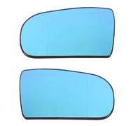 sanehou Lentille Miroir Voiture Compatible avec Mercedes pour Benz W210 E200 E230 E260 E280 1999 2000 2001 1 Paire De Rétroviseurs Chauffants avec Plaque De Support