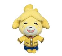 Sanei Boeki Animal Crossing All Star Collection Shizue Isabelle Marie Melinda Fuffi (Sourire) (S) Plush Peluche 20.5cm