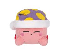 Sanei - Official Kirby Peluche avec Bonnet de Nuit 12cm - Licence Nintendo
