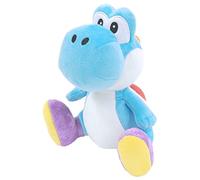 Sanei Super Mario All Star Collection Yoshi Plush Small Peluche (Bleu Clair)
