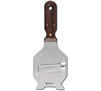 Sanelli Ambrogio 1721.000 Coupe-truffes avec Manche en Palissandre et Lame ondulée, Acier Inoxydable, Marron, 25 x 8,5 x 2 cm