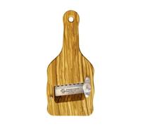 Sanelli Ambrogio 1741.000 Coupe truffes en Bois d'olivier avec Lame ondulée,de Couleur Marron, Dimensions : 23.0 x 9.0 x 2.5 cm