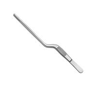 Sanelli Ambrogio Chef Pince de cuisine pliable avec prise sûre sur le bord, extrémités avec dents, acier inoxydable