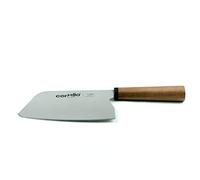 Sanelli Ambrogio - Cortelo, couteau professionnel de chef. Lame en acier Nitro-B, 8 cm. Manche en bois de noyer et ébène.