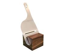 Sanelli Ambrogio - Coupe-tortufi XFETTA. Lame fixe et lisse, acier Nitro-B. Comprend une bande de protection anti-lame et un support en noyer.