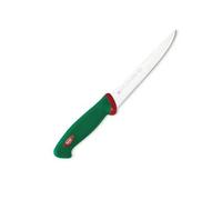 Sanelli Ligne Premana Professional,Couteau Filet Flexible Cm.18,Acier Inoxydable,Vert et Rouge,