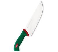 Sanelli Ligne Premana Couteau à trancher professionnel, acier inoxydable, vert / rouge, 24 cm