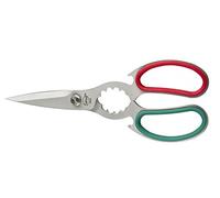 Sanelli Ligne Premana Professional,Ciseaux Cuisine Acier Inoxydable,Acier Inoxydable,Vert et Rouge,21.0x1.0x7.5 cm
