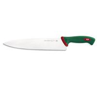 Sanelli Ligne Premana Professional,Couteau Chef Cm.30,Acier Inoxydable,Vert et Rouge,42.5x3.0x7.0 cm
