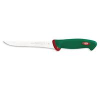 Sanelli Ligne Premana Professional,Couteau Désosser Fin Flexible Cm.18,Acier Inoxydable,Vert et Rouge,31.0x3.0x4.0 cm