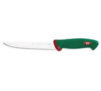 Sanelli Ligne Premana Professional,Couteau Filet Flexible Cm.18,Acier Inoxydable,Vert et Rouge,