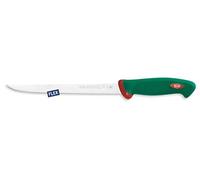 Sanelli Ligne Premana Professional,Couteau Filet flexible Cm.22,Acier Inoxydable,Vert et Rouge,36.0x3.0x4.0 cm