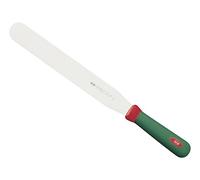 Sanelli Ligne Premana Professional,Spatule de Chef Cm.27,Acier Inoxydable,Vert et Rouge,