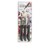 Sanelli Set de 3 couteaux à fruits et légumes : épluche courbée 7 cm
