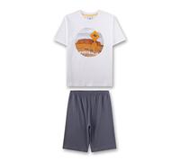 Sanetta 246053 Ensemble de Pijama, Blanc, 188 Garçon