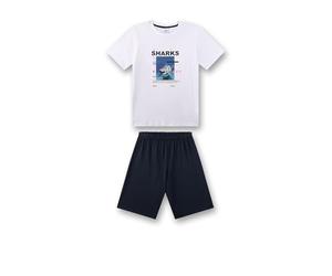 Sanetta 246145 Ensemble de Pijama, Blanc, 176 cm Garçon