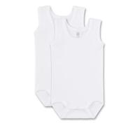 Sanetta - 321859 Body Lot de 2 - Mixte bébé - Blanc (White 10) - FR: 3 Ans (Taille Fabricant: 98)