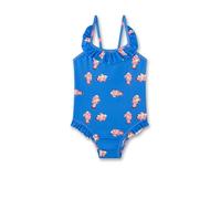 Sanetta 430555 Maillot de Bain Une pièce, Bleu, 98 Fille