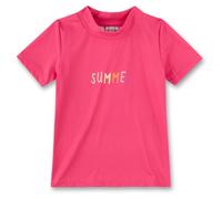 Sanetta - Beach Kids Girls Rashguard S/S - Lycra - 80 - hot pink