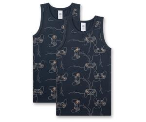 Sanetta - Boy's DP Top - Débardeur - 128 - deep blue