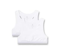 Sanetta Bustier im Doppelpack Weiß Soutien-Gorge de Sport, Blanc, 16 Ans / 176 Garçon