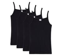 Sanetta Fille Débardeur, Pack De 4 - T-Shirt Sans Manches, Top