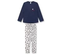 Sanetta - Girl's Pyjama 1/1 Set 245858 - Sous-vêtement - 152 - nordic blue