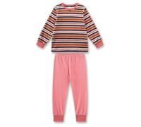 Sanetta - Girl's Terry Striped Pyjama 1/1 - Sous-vêtement - 140 - mauve glow